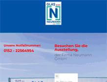Tablet Screenshot of glas-neumann.com